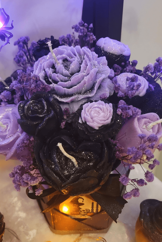 Bouquet Sortilege pourpre