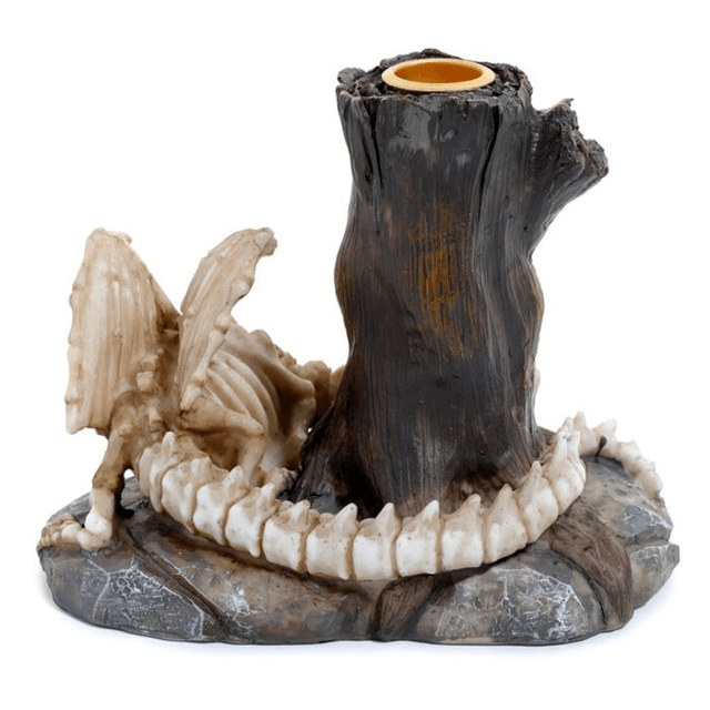 Porte-bougie Bougeoir Chandelier - Os de Dragon