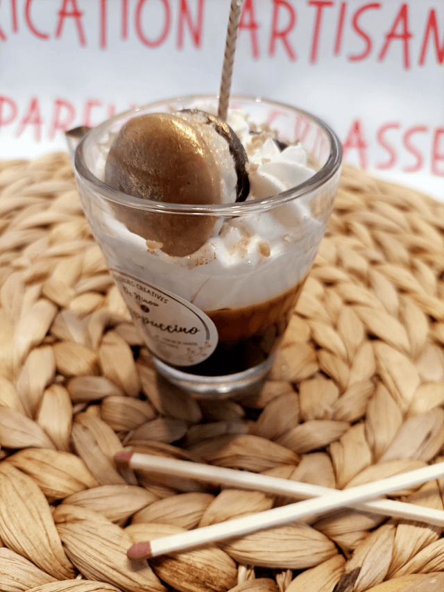 Bougie Gourmande Cappuccino ( Tasse)