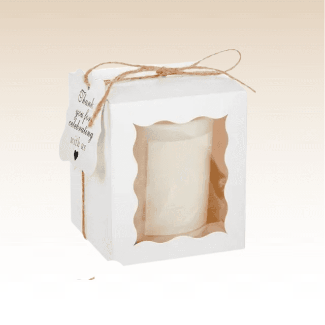 Emballage cadeau bougie 