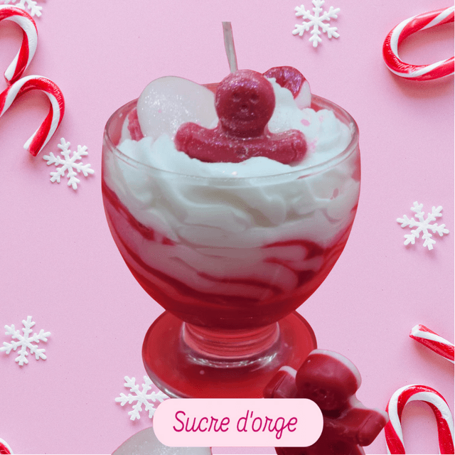 Coupe Bougie gourmande Sucre d&#039;orge